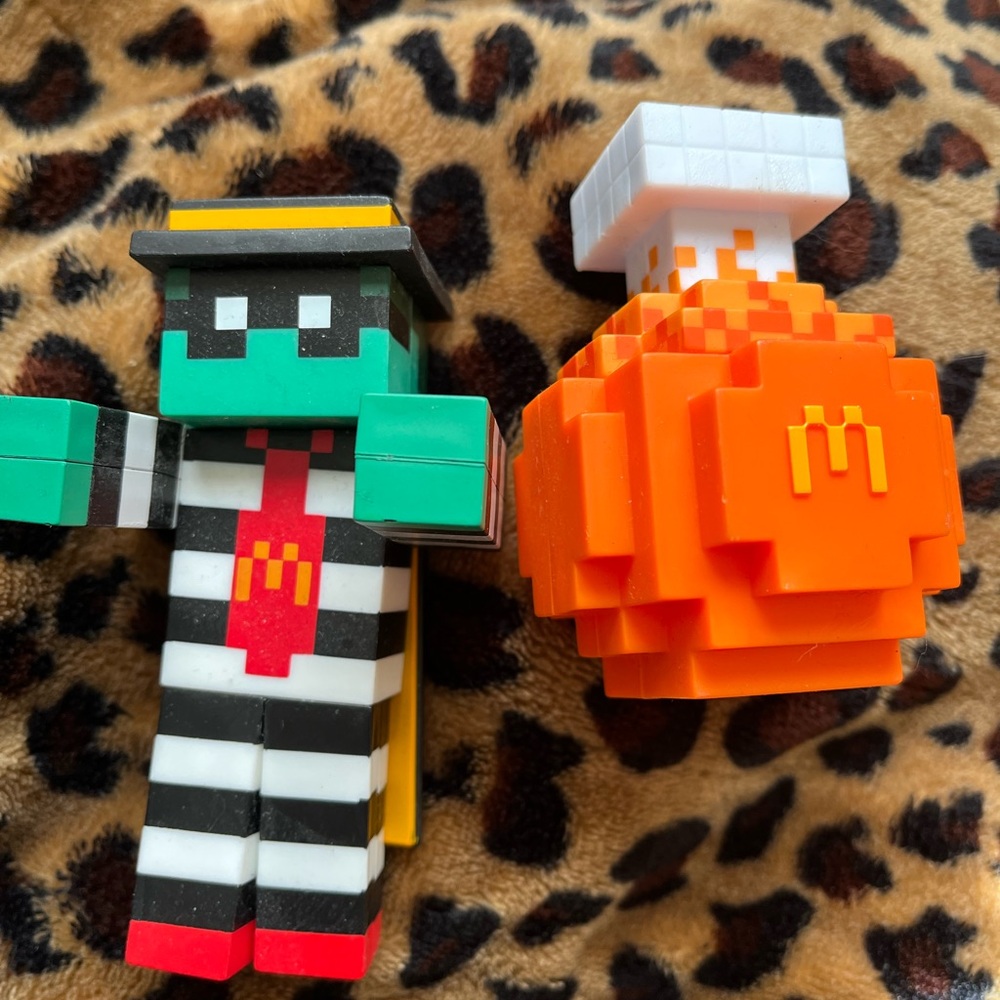 McDonald's Action Figure and Orange Playset